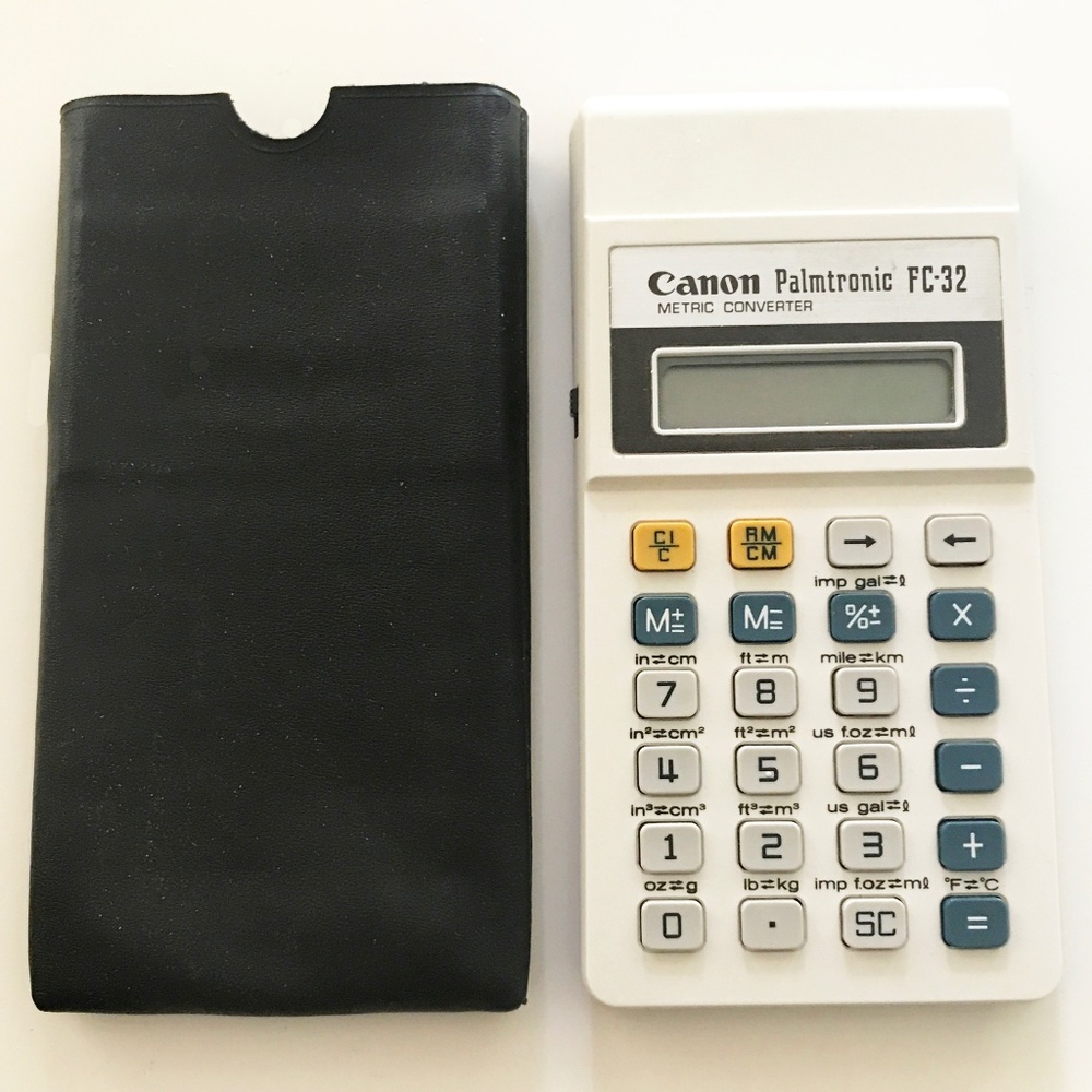 Canon Palmtronic FC-32 Metric Converter